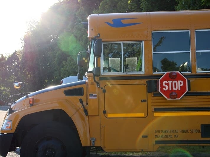 A teen was seriously injured when a driver hit her getting off the bus, and her family questions the penalty.