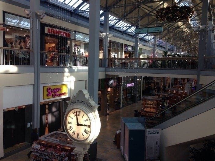 Holiday hours have been extended in White Marsh Mall and on The Avenue at White Marsh.