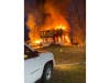 The Baltimore County Fire Department is at a working house fire on Franklinville Road Wednesday, Jan. 15.