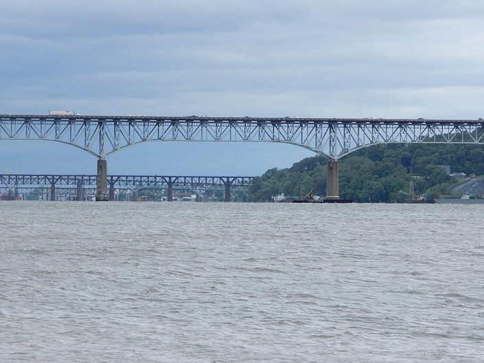 The search took place near the Hatem Bridge Saturday, Feb. 22.
