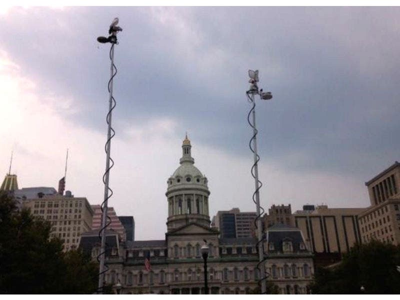 Mayor Bernard C. Jack Young declared a state of emergency at a news conference March 18 outside Baltimore City Hall. Pictured is a file photo.