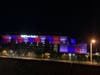 M&T Bank Stadium has vacillated from blue to red and at times has shone red, white and blue during the coronavirus pandemic. It will be shining blue on Saturday, May 2, for Health Care Heroes Day in Maryland.
