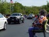 Residents watched the parade in front of Brightview Perry Hall on Sunday, May 10.