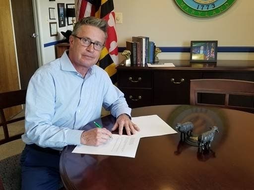 County Executive Barry Glassman is waiving certain parking requirements for businesses.