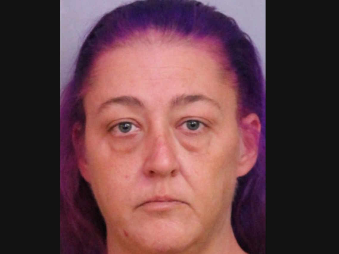 Police said blood and tissue were found on the damaged area of her vehicle that matched the missing SUV piece found where the crash happened. 