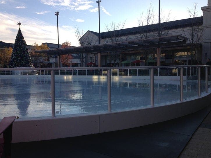 Over the weekend, The Avenue at White Marsh opened its skating rink.