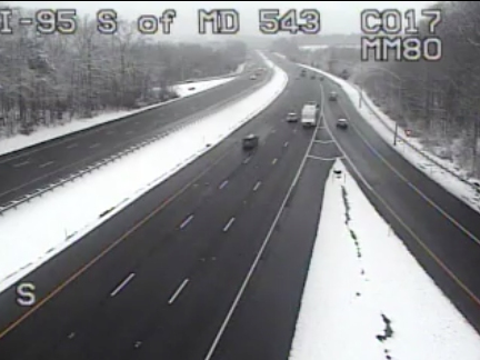 More than 7 inches of snow was reported in Harford County Monday, Feb. 1.