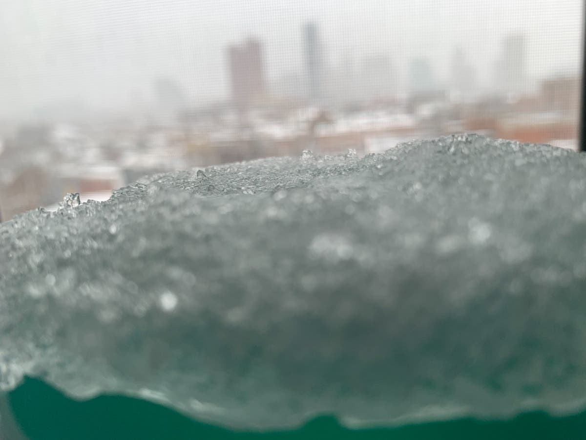 Roads and sidewalks may be slippery due to light rain or freezing drizzle Monday, Feb. 15.