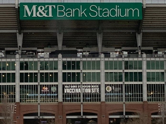 State officials say they will provide 2,100 priority appointments weekly for Baltimore City residents at the M&T Bank Stadium site.