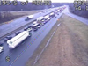 A vehicle fire closed lanes on I-95 south around 4:30 p.m. on Thursday, March 18. Pictured is the backup as of 4:47 p.m.