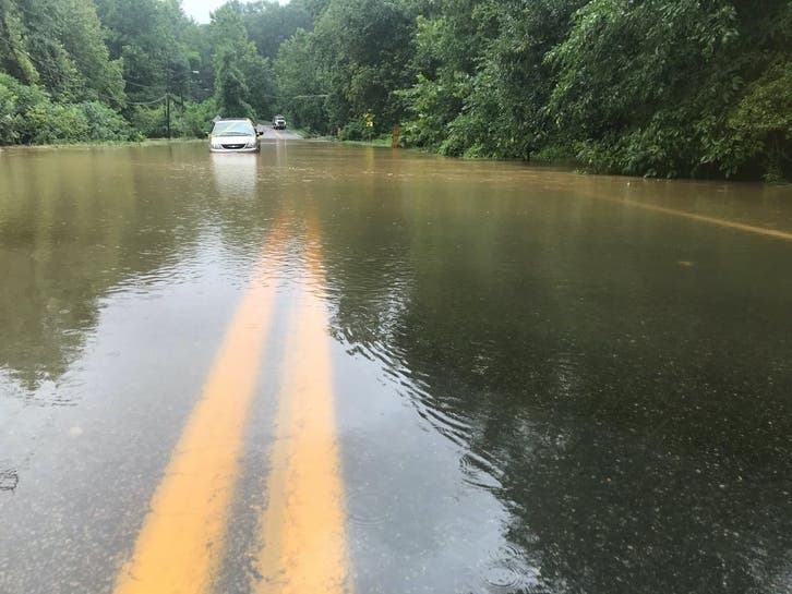 Flooded roads are possible Saturday, July 17.