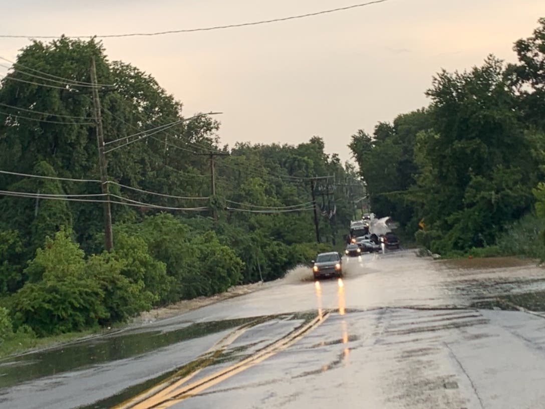 On Philadelphia Road, many drivers were turning around to avoid floodwaters near Campbell Boulevard Saturday, July 17.  About 2.15 inches of rain fell in Perry Hall by 4:05 p.m. Saturday. By Sunday morning, 4.16 inches of rain was reported in Rossville.