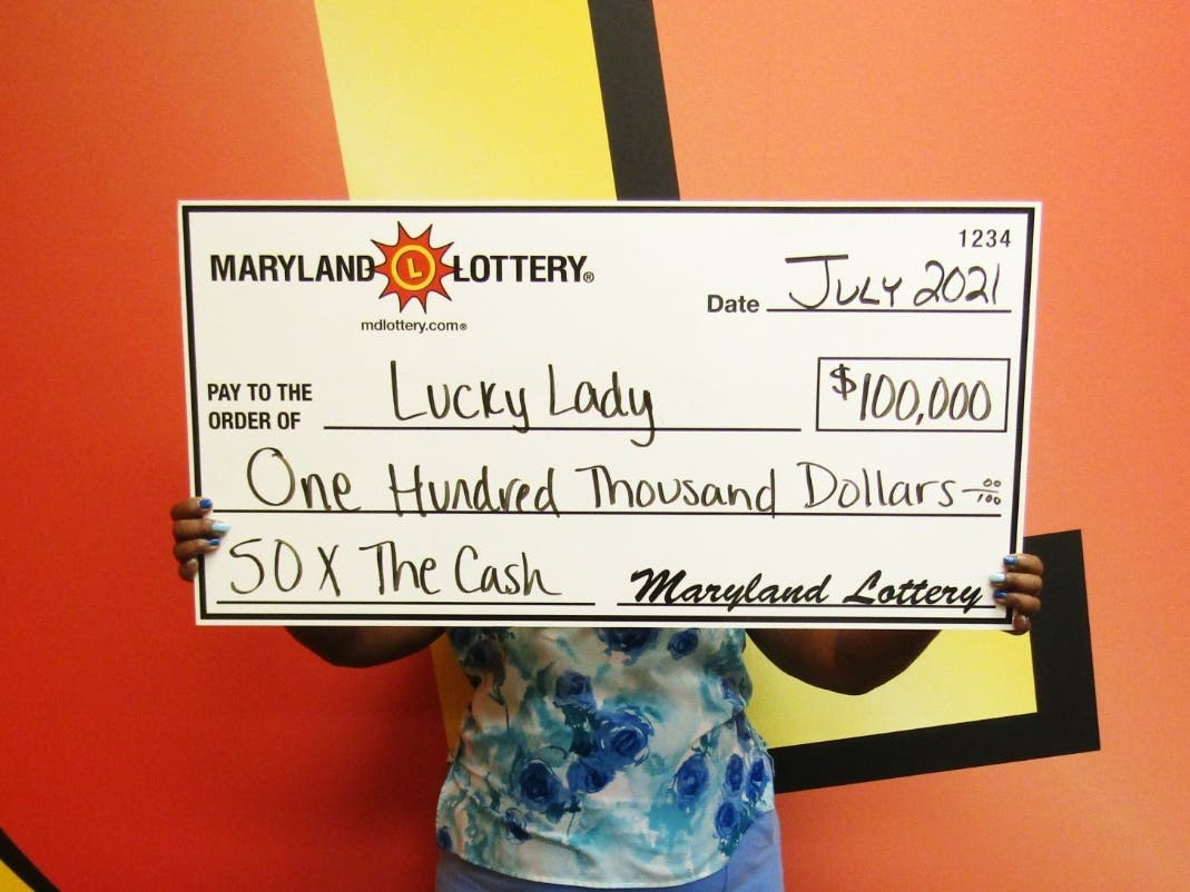 This Bel Air woman is going by the name "Lucky Lady" after winning $100,000 for the second time playing a scratch-off, according to lottery officials.
