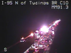 Pictured, traffic was blocked on Interstate 95 north at the Tydings Bridge after 1 a.m. on  Friday, Aug. 13.