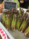 Locally grown asparagus will be availale