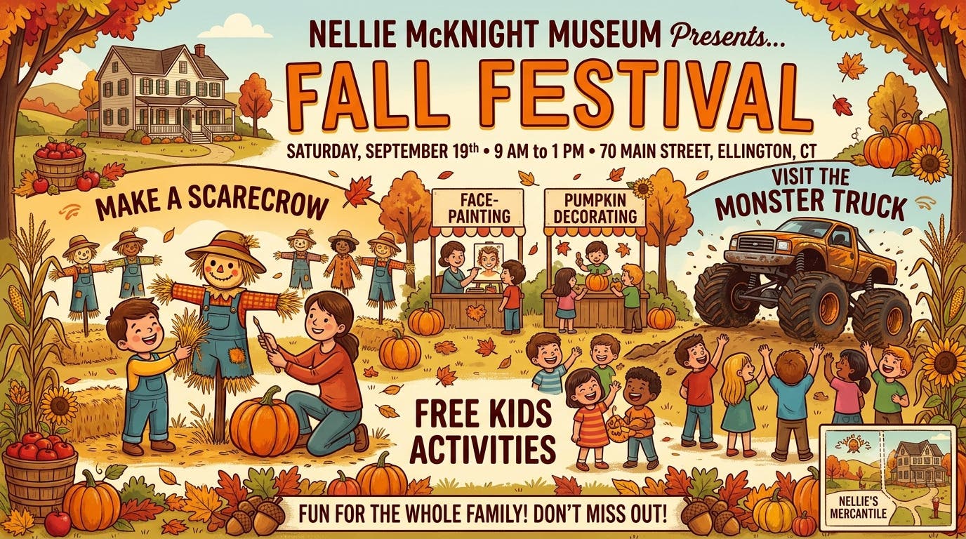 Showcase Your Organization or Business at Ellington Historical Society Annual Fall Festival