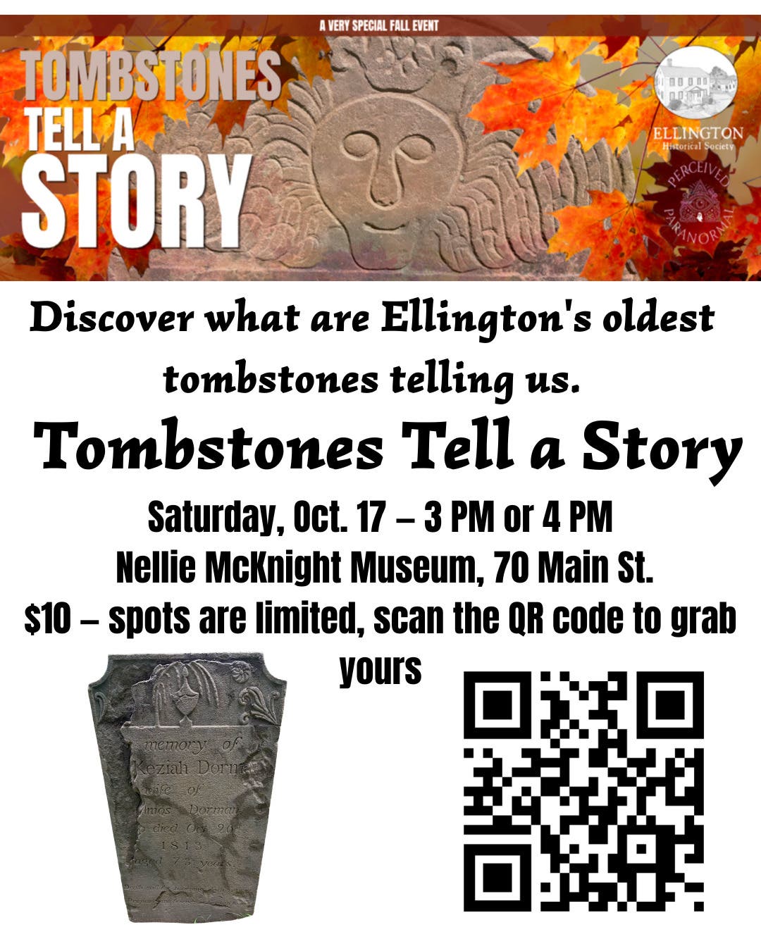 Tombstones Tell a Story: Uncover Ellington’s Past, One Stone at a Time