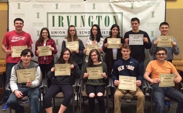 Irvington High School Students Receive Monthly Core Value Awards ...