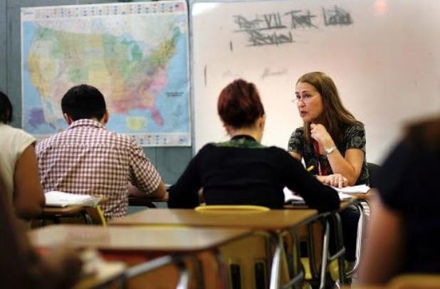  A new report shows teacher salaries have fallen nationwide over the last 10 years.