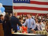Rye Neck Middle School eighth graders celebrated during a special moving-up ceremony. 
