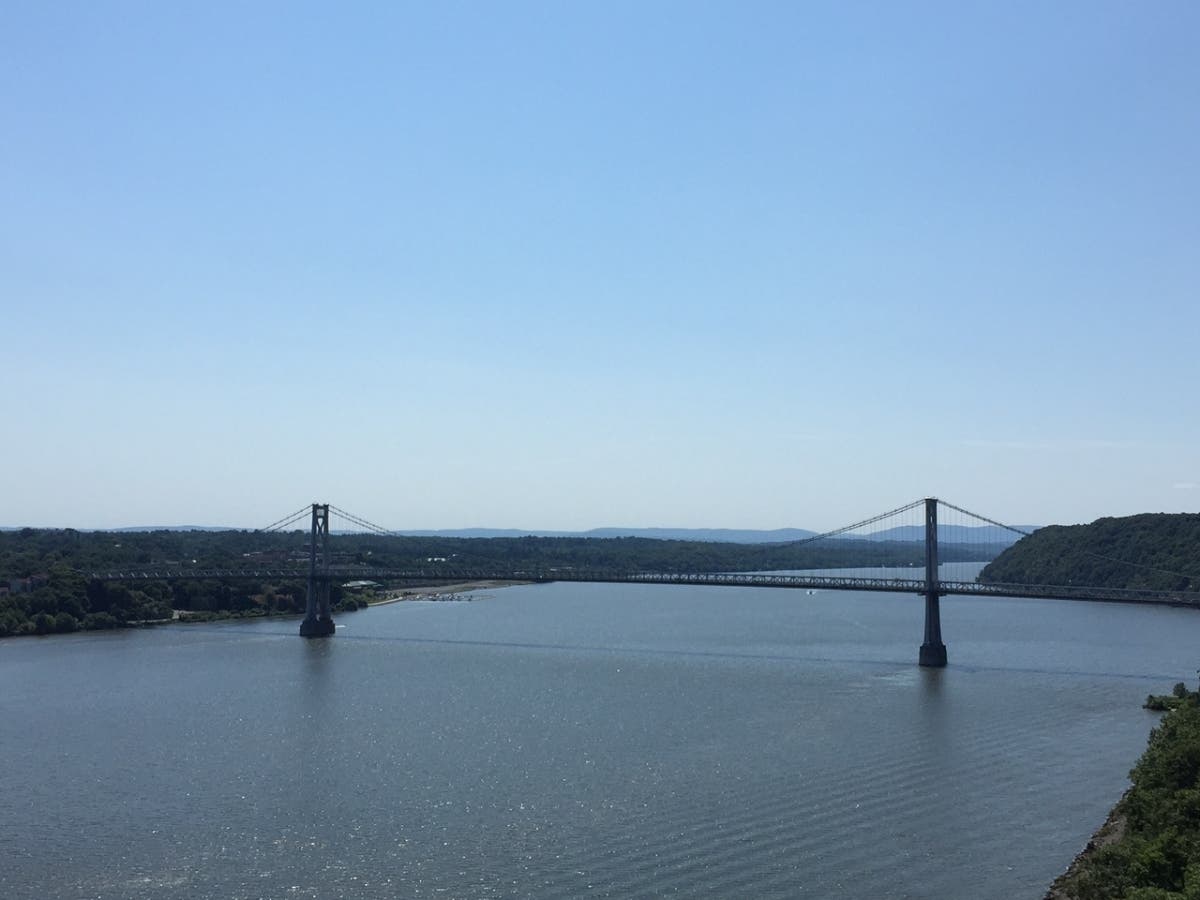 The Mid-Hudson Bridge is over the Hudson River and connects Dutchess and Ulster counties.