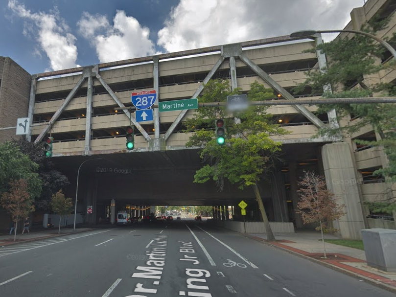 White Plains will be swapping out less-efficient lights for LEDs at city garages, including the TransCenter Garage.