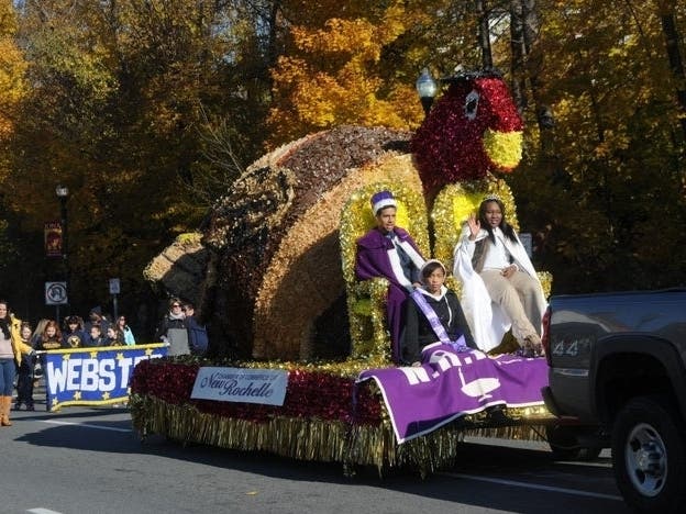 From a previous year's Thanksgiving parade in New Rochelle.