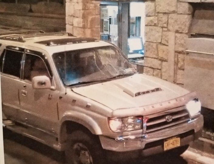 State police said this was a photo of the SUV they were looking for in the hit-and-run investigation.