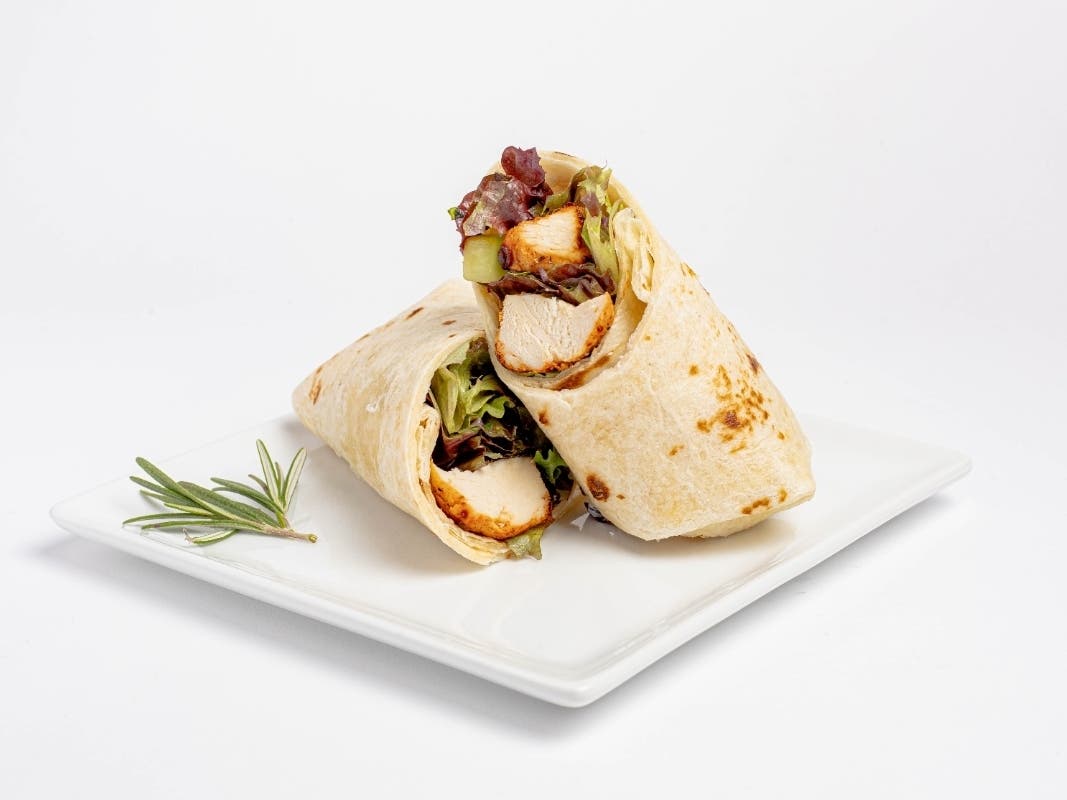 Bang's Green Grass Chicken Wrap