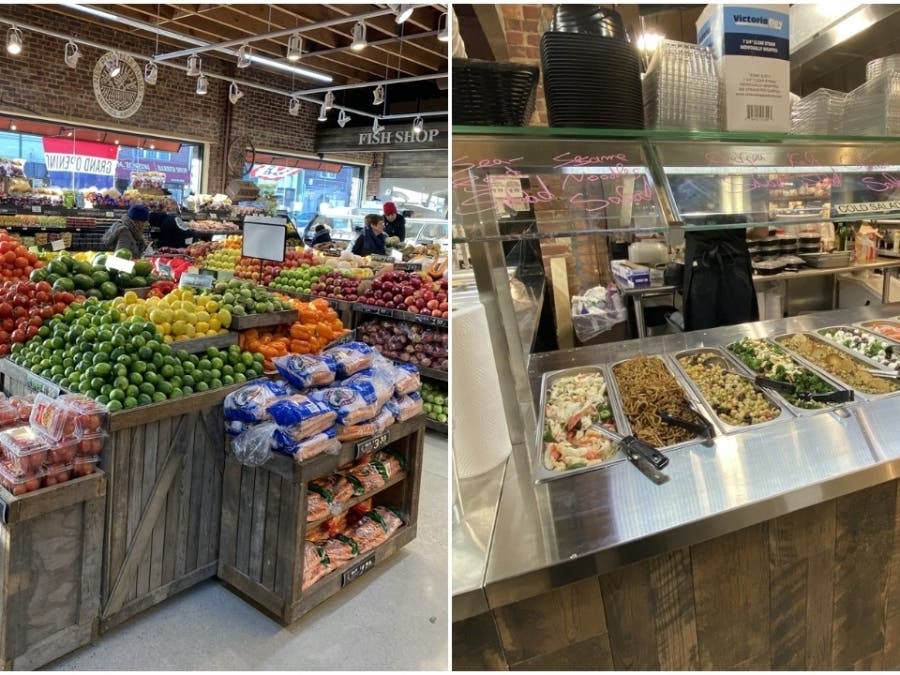 New Rochelle Farms, a new supermarket on North Avenue, recently opened its doors for business.