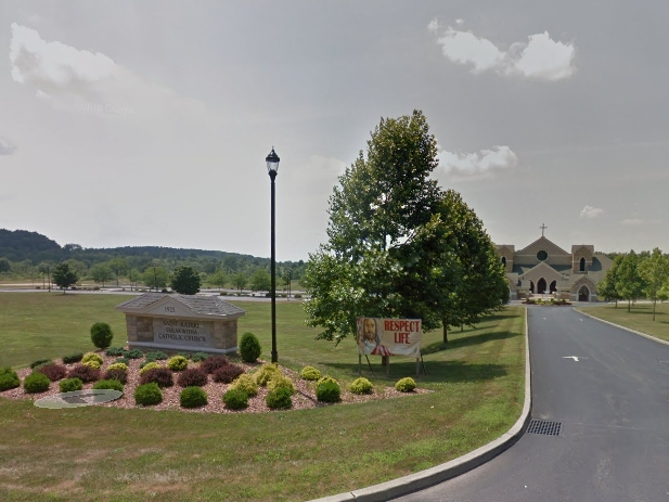 St. Kateri Tekakwitha Roman Catholic Church in Lagrangeville in Dutchess County is one of the churches for which Mass has been canceled.