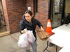 Thanks to a donation from ShopRite, food distribution was able to continue Wednesday and Thursday in New Rochelle.