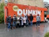 Staff at White Plains Hospital were treated to coffee and doughnuts from Dunkin'.