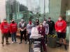 Stepinac High School students delivered meals to front-line workers in White Plains.