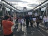 Protesters march from the City of Poughkeepsie to the Mid-Hudson Bridge Tuesday during the "We Can't Breathe" rally.