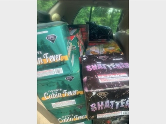 A Saratoga County man was accused of illegally selling fireworks.