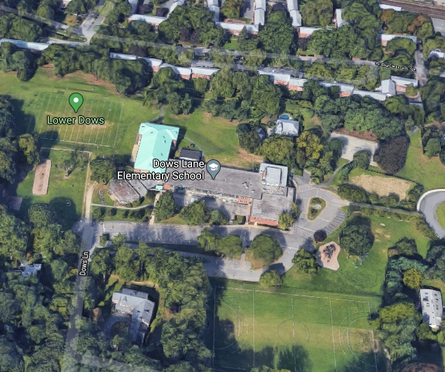 Dows Lane Elementary School was closed Friday due to an individual testing positive for the new coronavirus.