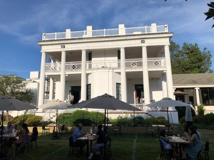 Goosefeather, which is at the Tarrytown House Estate, was selected as one of the best new restaurants in the United States by Esquire magazine.