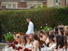 Bronxville High School senior class president Tim Atkeson addressed his classmates during the commencement ceremony on June 18. 