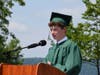 Irvington High School co-valedictorian Henry Demarest addressed his fellow graduates during the commencement ceremony at Scenic Hudson Park on June 19.