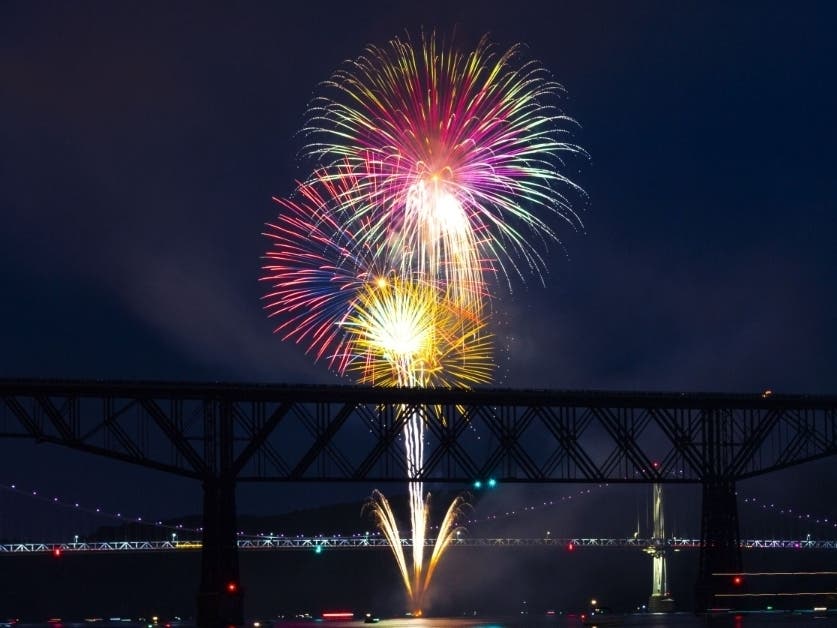 Fireworks will be presented by the city of Poughkeepsie Sunday, Aug. 29 as part of a weekend of arts.