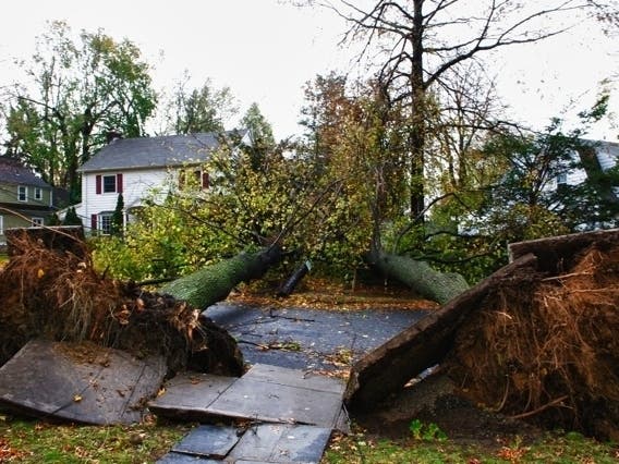 Superstorm Sandy left a lot of damage throughout Westchester County shown in this photo from Oct. 29, 2012.