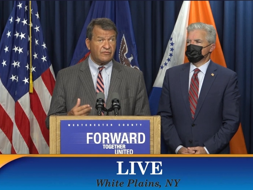 Westchester and Suffolk counties agreed to procure all-electric vehicles to help fight climate change and save taxpayer dollars.