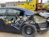 A box truck struck a New York State Police patrol car while it was parked on the shoulder of I-87.