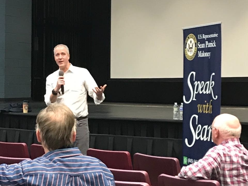 Rep. Sean Patrick Maloney announced Tuesday he tested positive for the coronavirus.