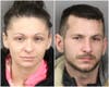 Kimberly Cooper, left, and Kirk Shultis Jr. were accused of abducting Cooper's daughter.