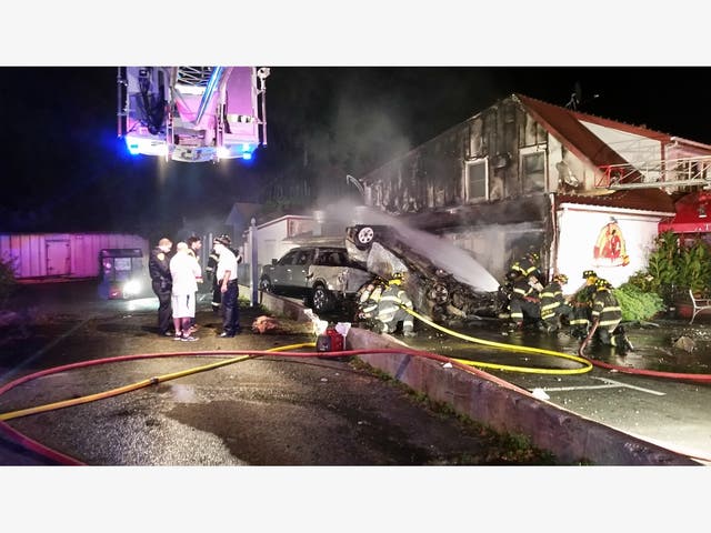 Man Killed In Fiery Crash Into Commack Restaurant | Commack, NY Patch