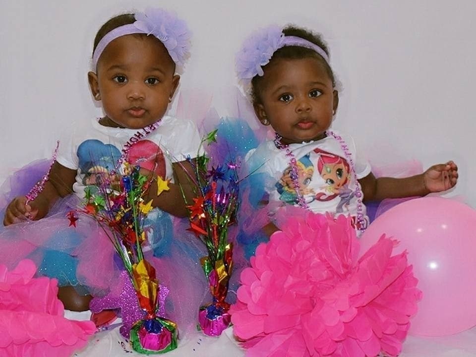 Jasmine and Jaida Campbell were pronounced dead at the hospital. 