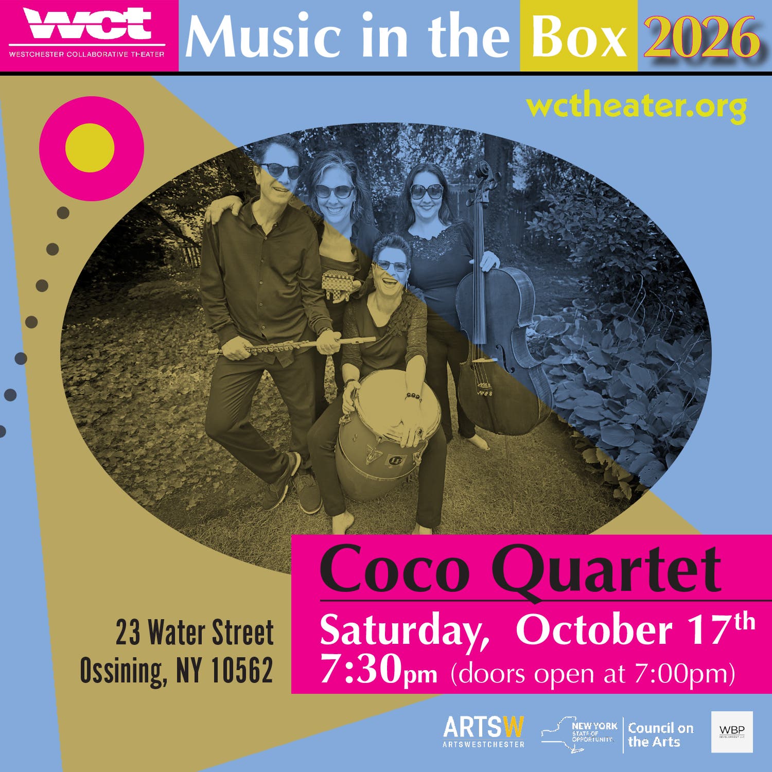 Westchester Collaborative Theater Features the Coco Quartet