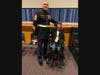 Annalee Hughes, 10th year Recycling for Wounded Warriors Program at Tolland High School on Veterans Day with her dear friend Marine 1st Sgt. Ben Grainger.